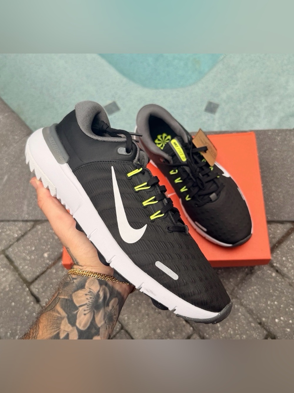NIKE FREE GOLF NN GOLF SHOES BLACK IRON GREY WHITE FN0332-001 MEN’S SIZE 8.5